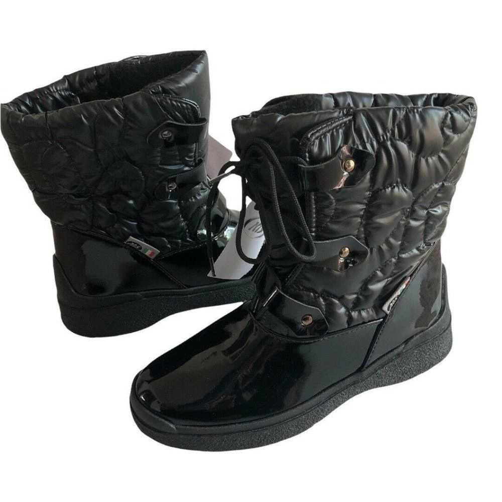 New Nis insulated winter boots made in italy women's sz EUR 36 us 5-5.5